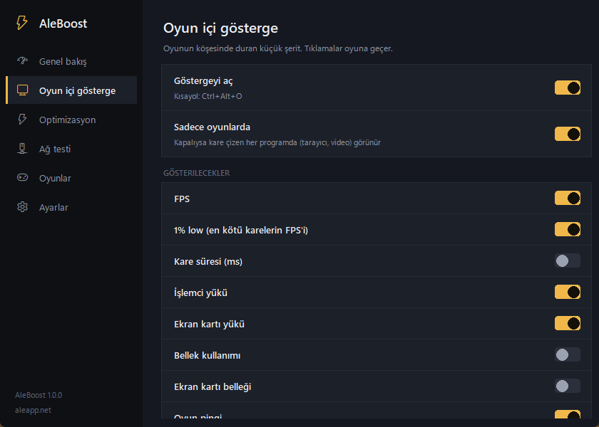 Oyun içi gösterge